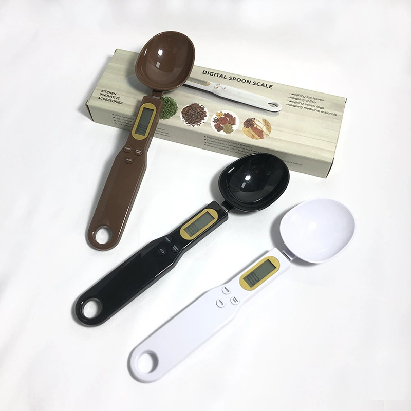 Handheld Electronic Spoon Scale, 500 g/0.1 g, ABS shell, CR2032 battery, precise measuring spoon
