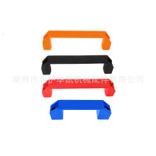 华凯L90-400黑/红胶木拉手 黑色电木机床拉手 U型拉手弓形手柄