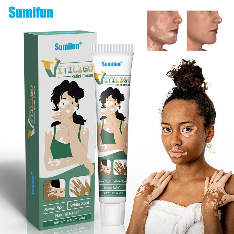 white sweat  and flower spot care, massage ointment, for external use on the skin_voghion.com