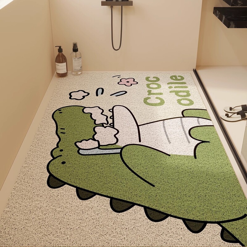 Bathroom Anti-Slip Mat, Customizable for Shower Rooms, Children's Bath Mat, Anti-Fall, Dirt-Resistant, Hollow Drainage Mat, Direct Supply from Manufacturer