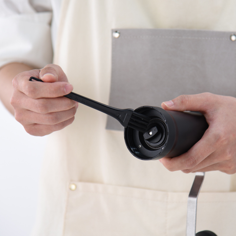 Molinillo de café manual, molinillo de granos de café con manivela, diseño fresco y atractivo.