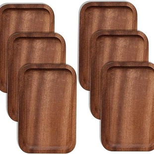Walnut Dinner Plate Snack Wholesale Plate Household Plate Snack Plate Wooden Tray Fruit Plate