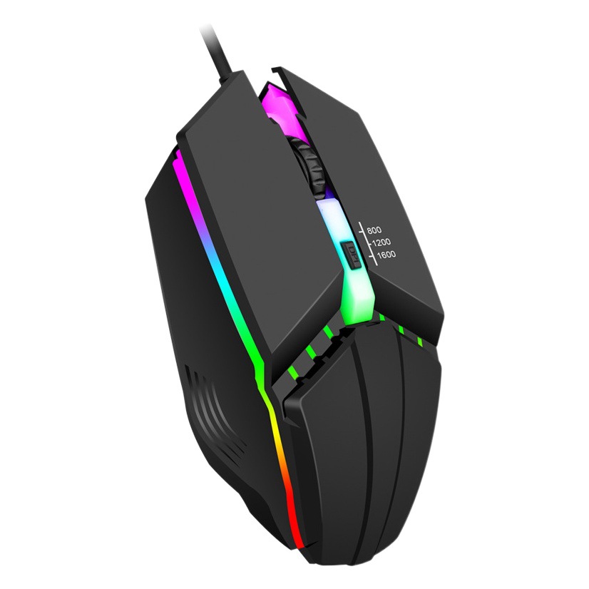 Fábrica al por mayor juego competitivo ratón e-sports USB ratón con cable deslumbrante transfronterizo Amazon comercio exterior en stock