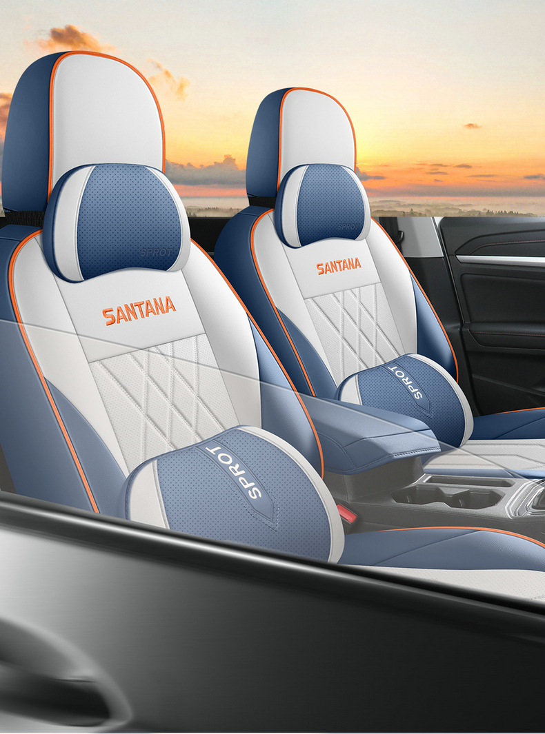Volkswagen Santana Special fully surrounded car seat cover four seasons universal cushion interior modification Santana seat cover