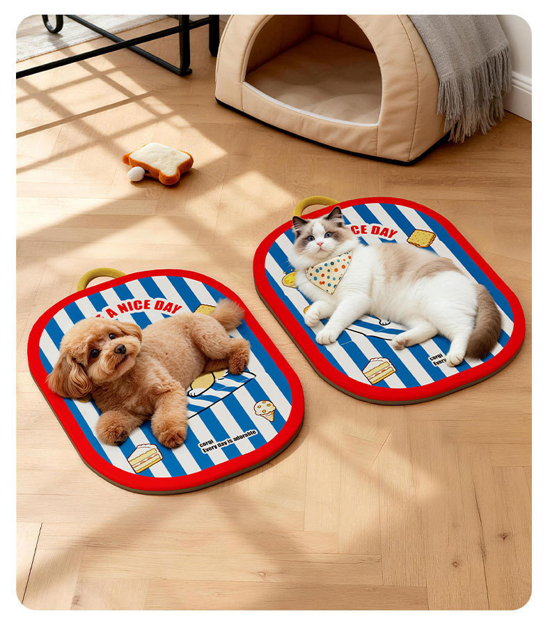 Pet Waterproof Cooling Mat For Dogs And Cats Foldable Bed_voghion.com