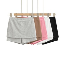 辣妹运动风包臀裤裙女2024夏季款设计感松紧腰防走光翘臀紧身短裙