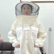 蜂具防蜂服出口型半身棉质透气防蜂衣加厚防蜜蜂蛰3D太空服
