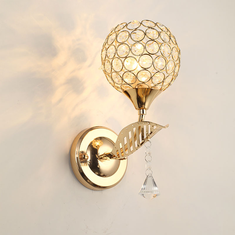 Nuevo moderno minimalista dormitorio lámpara de noche protección ocular lámpara de pared de cristal salón estudio corredor pasillo escalera lámpara