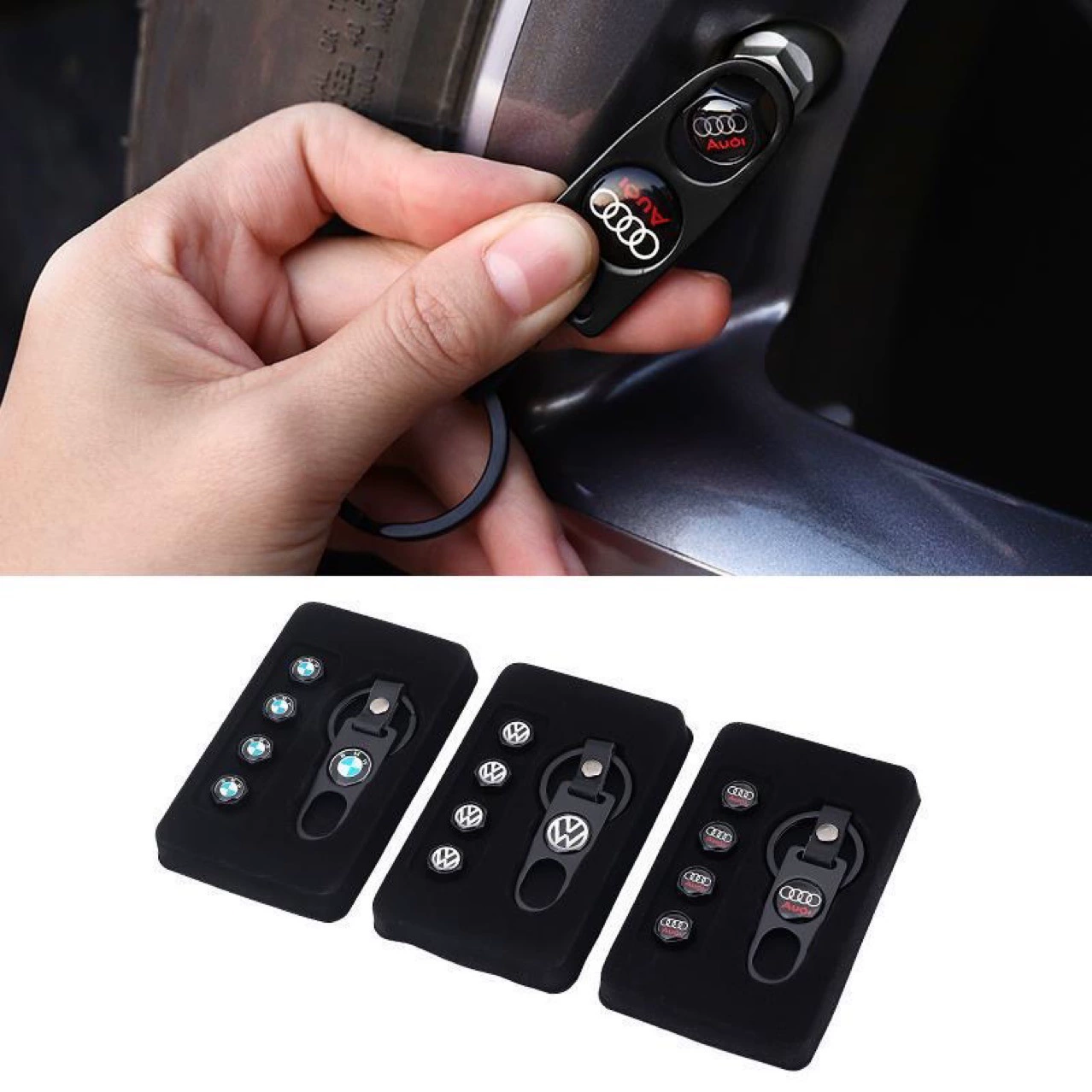 Автомобильная крышка клапана с защитой от кражи, персонализированная крышка сердечника клапана шины, металлический клапан вакуумной шины универсального типа с защитой от дефляции