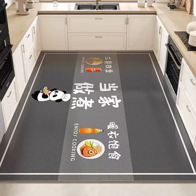 홈 요리 주방 부드러운 고무 매트 바닥 매트 diatom 진흙 오일 방지 방수 발 매트 레스토랑 미끄럼 방지 매트는 전체 상점을 문질러 수 있습니다