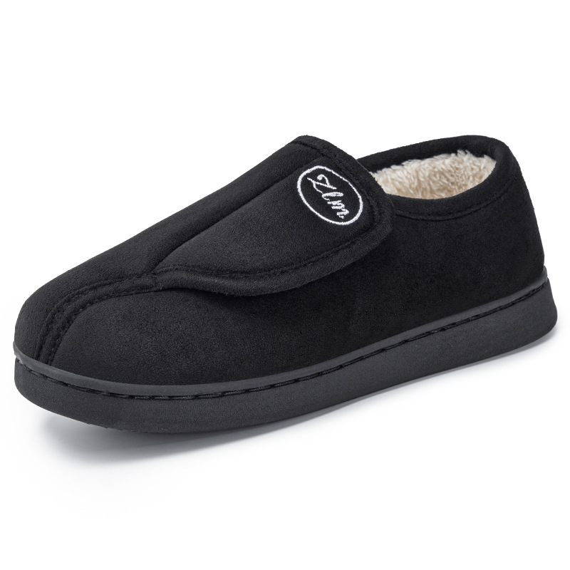 Botas de invierno de algodón para mujer con velcro, botines cortos, botas de mujer para dropshipping transfronterizo, botas de nieve con forro polar y engrosadas, botas de algodón con suela gruesa de poliuretano.