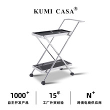 酒店餐厅酒水服务车ktv蛋糕车饭店美容会所手推车不锈钢双层餐车