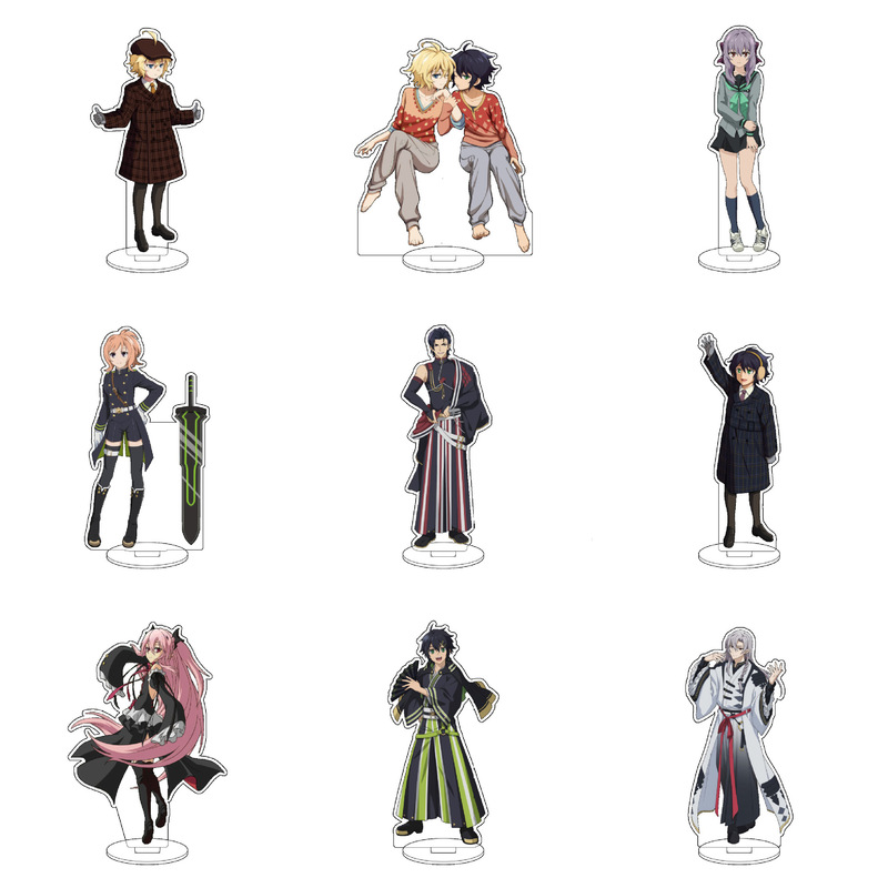 16 センチメートル終わりのセラフ百夜ミカエルティーパーティー優一郎紅蓮アニメアクリルスタンドオーナメント|undefined