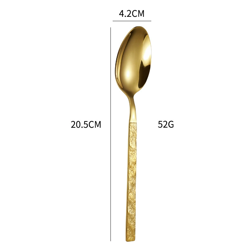 Creative golden tableware stainless steel, set, 4 piece set