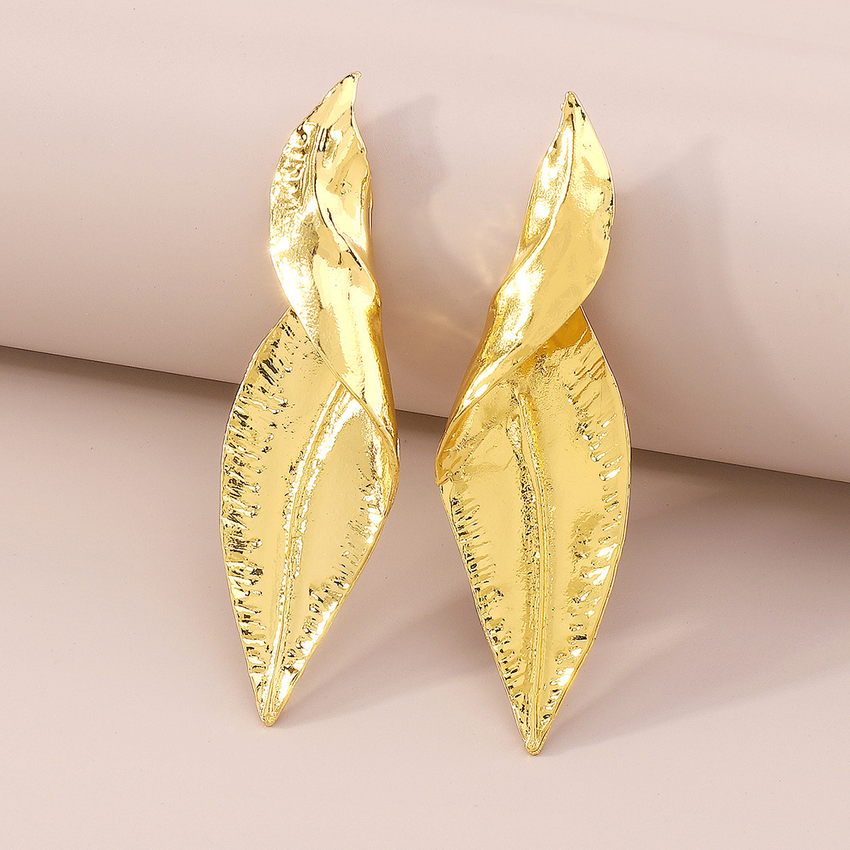 Leaves Pattern Fashion Leaves Alloy Plating Women's Drop Earrings 1 Pair