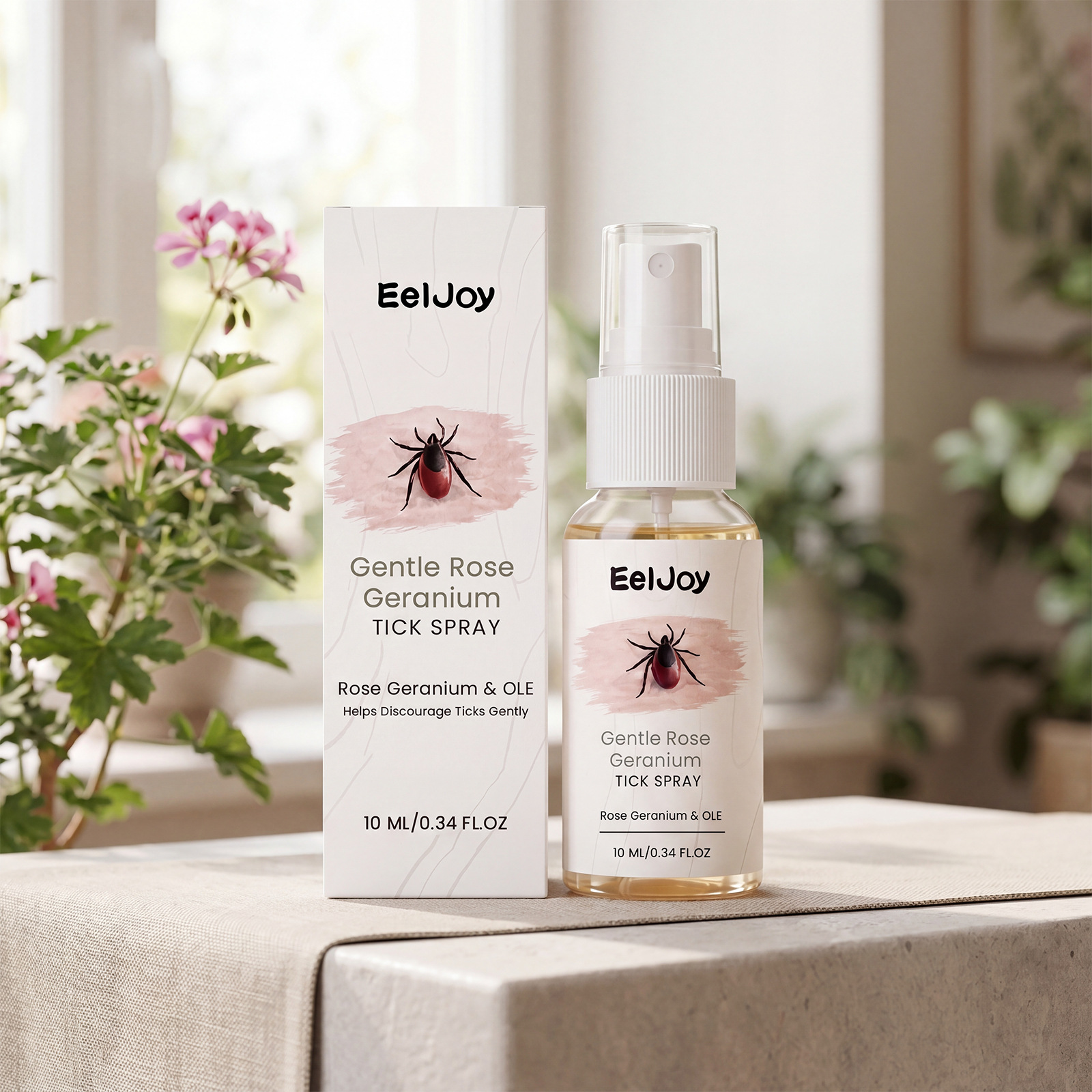 EELJOY 宠物用玫瑰天竺葵驱虫喷雾 外用驱虫清洁护理皮肤猫狗通用