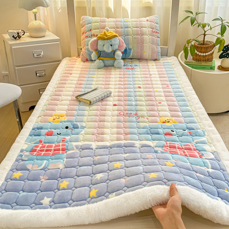 Colchón de terciopelo caliente de invierno de clase A materna y infantil colchón de terciopelo de leche colchón tatami dormitorio colchón de dormitorio