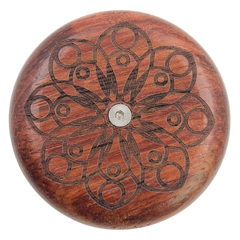 Palo de Rosa UFO cortador de pan para hornear estilo Europeo palillo Francés portátil redondo suave bolsa de cuchillo de reparación de pan cuchillo Europeo