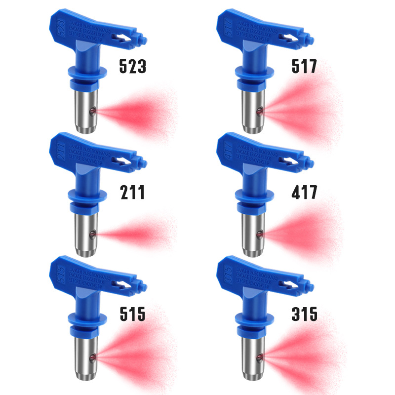 Pintura de látex pintura masilla pulverizador sin aire accesorios boquilla pulverizador de pintura fábrica al por mayor