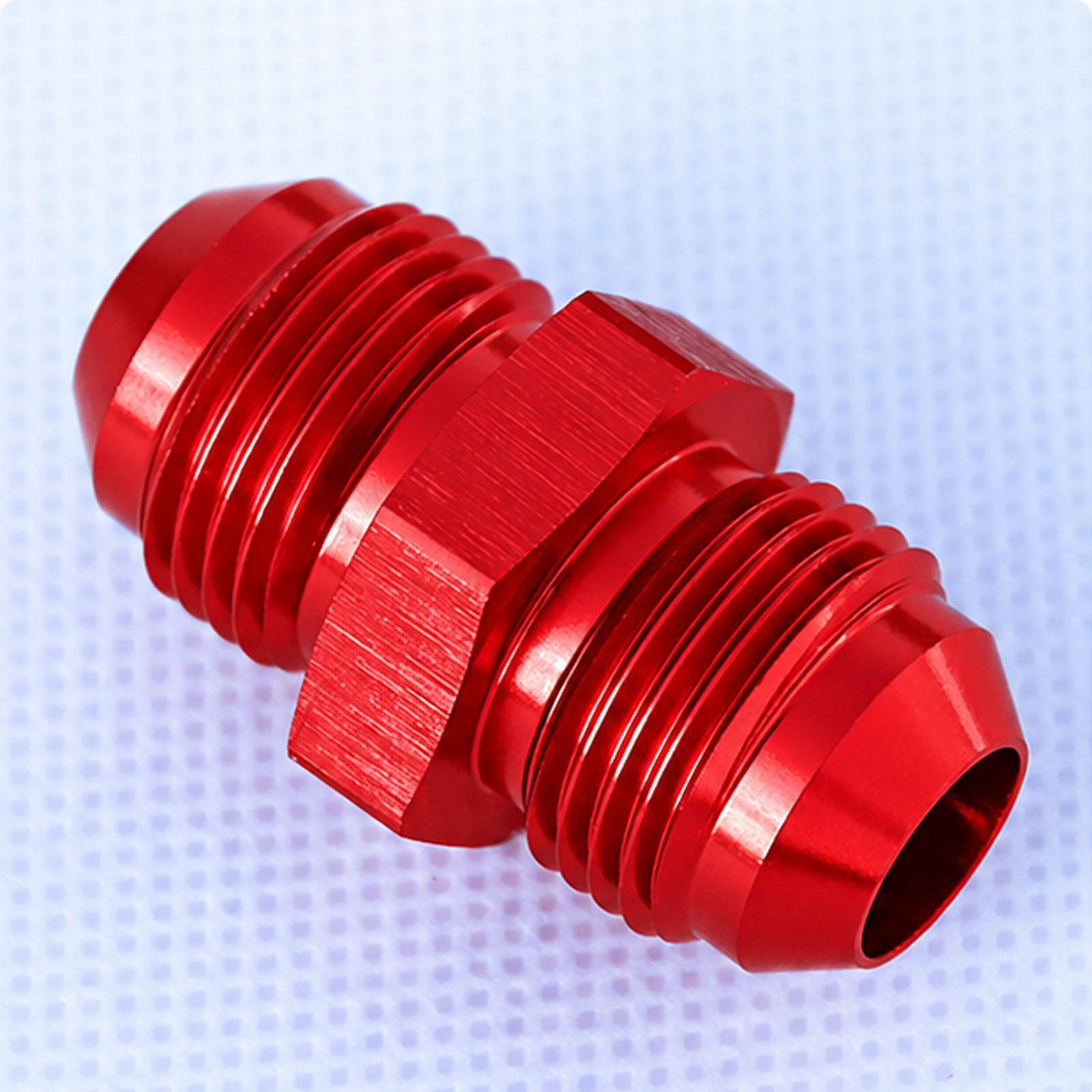 An3-An16 Cold Oil Pipe External Thread Connection Adapter Aluminum Alloy Oil Pipe Adapter Automotive Oil Cooling Threaded Connector