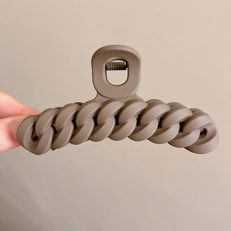 Acrílico grande, pinza de amor, pinza para el cabello, parte posterior de la cabeza femenina, pinza de tiburón, horquilla, pinza para el cabello, tocado, primavera y verano