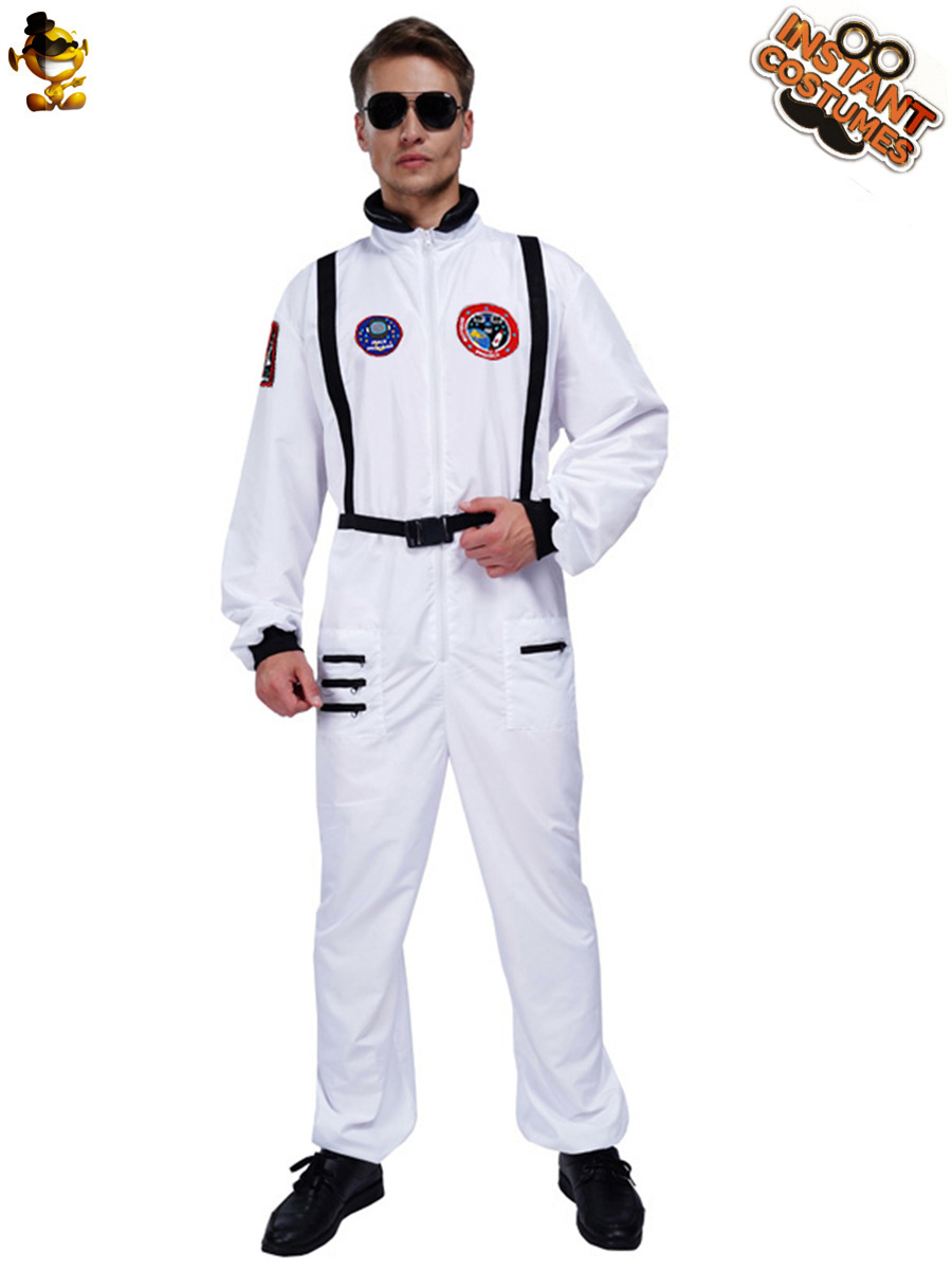 De Halloween de los hombres adultos de cosplay traje de los hombres grandes de Vuelo Espacial traje de rendimiento