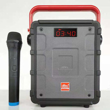 先科手提声卡特效蓝牙收音无线话筒卡拉OK教学便携点歌音箱