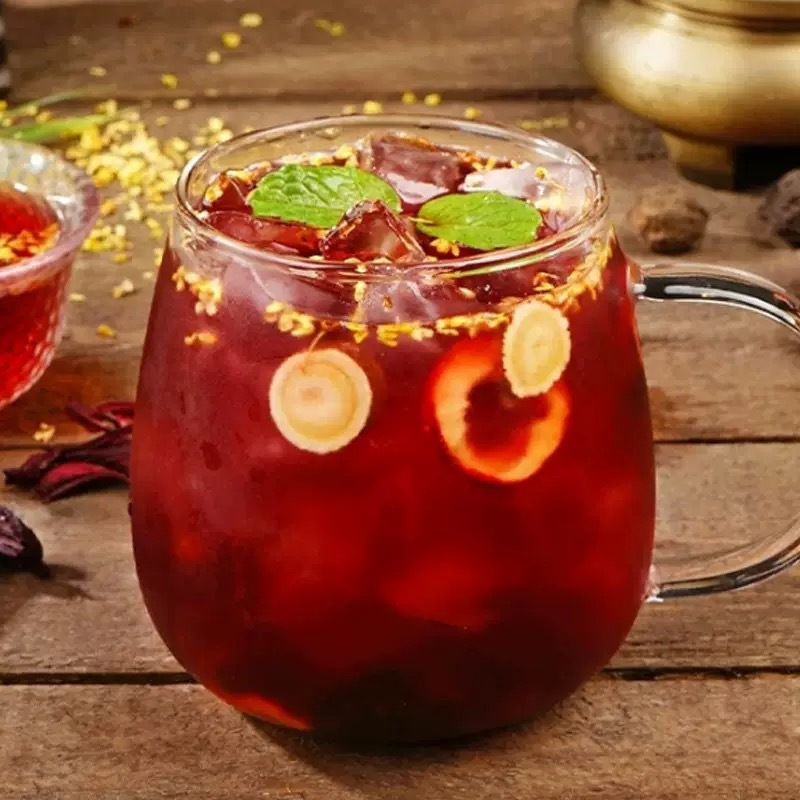 Sour Plum Drink Suan Mei Tang Instant Herbal Tea 45g Summer Brew Hot or Cold Steep quality and texture