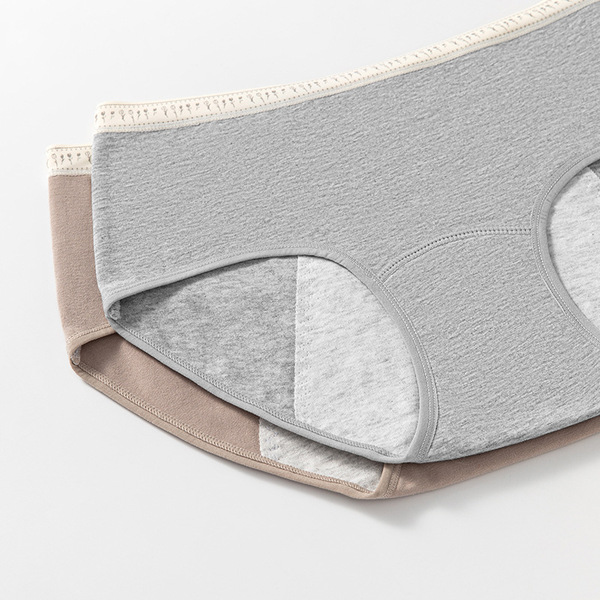 Antibacterial cotton physiological underwear