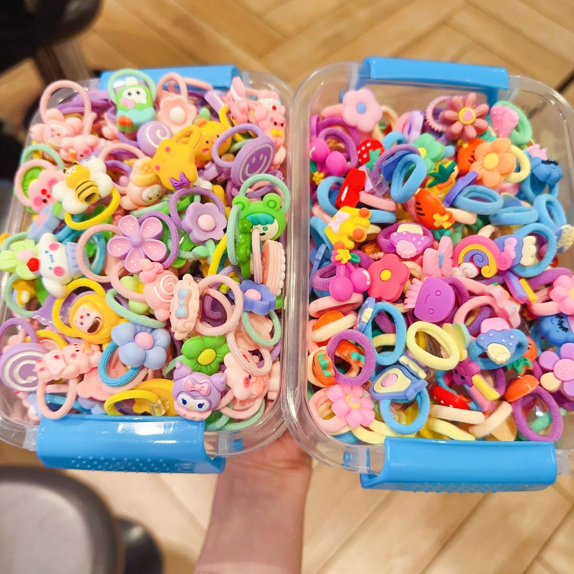 Banda de goma femenina corbata cabeza niños dibujos animados pelo banda 2023 nuevo lindo bebé no duele el pelo cuerda tocado