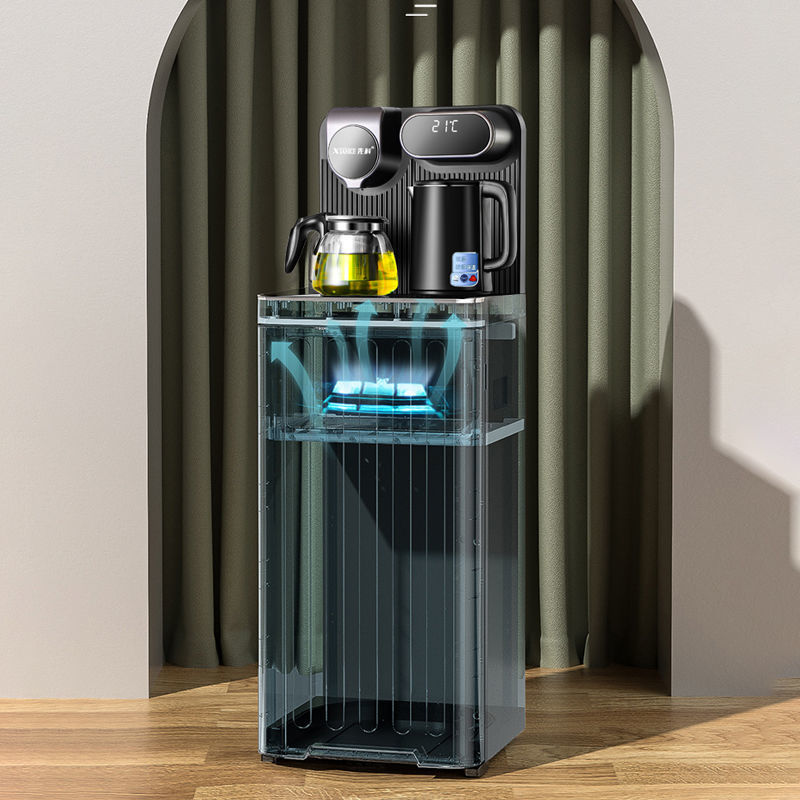 饮水机 家用先科茶吧机智能语音立式自动一体机冷热新款亚马逊