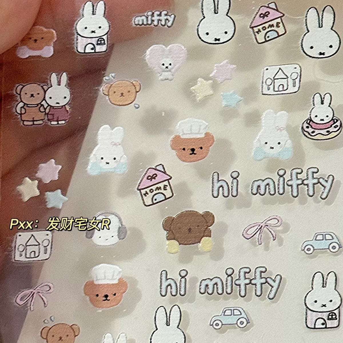 Cute three dimensional sticker, waterproof pen, stickers, South Korea