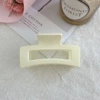 Matte, square, white, 8.5cm