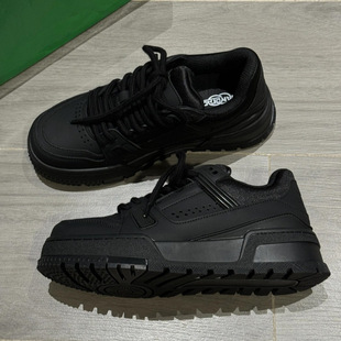 KFC Kitchen Work Shoes Women's Non-Slip Waterproof Oil-Proof All Black Sports Torre Shoes Work Not Tired Feet Soft Sole