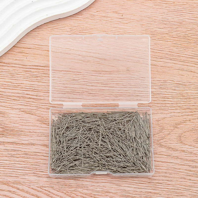 Трансграничные мульти-спецификации из нержавеющей стали булавки плоские штучные штыки для шитья фиксированные иглы для офиса 1000 шт/коробка