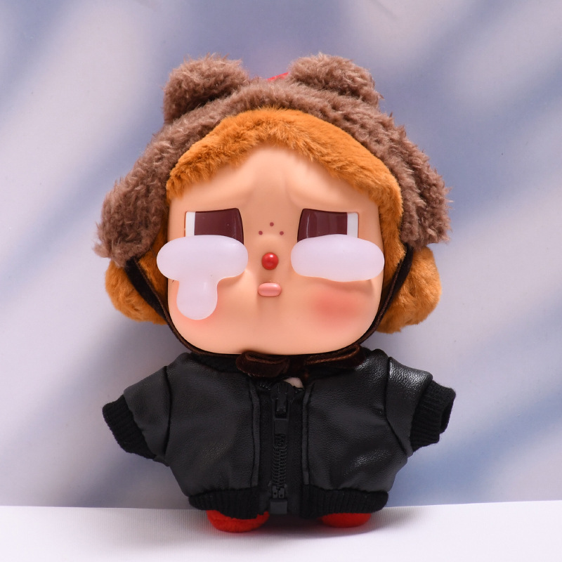 ただの子供服】泣く子供の涙の工場はゴムの顔の人形をごまかします。