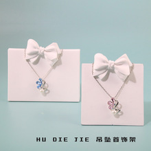 斜面项链吊坠展示板首饰珠宝柜台树脂石膏陈列道具项链饰品展示架