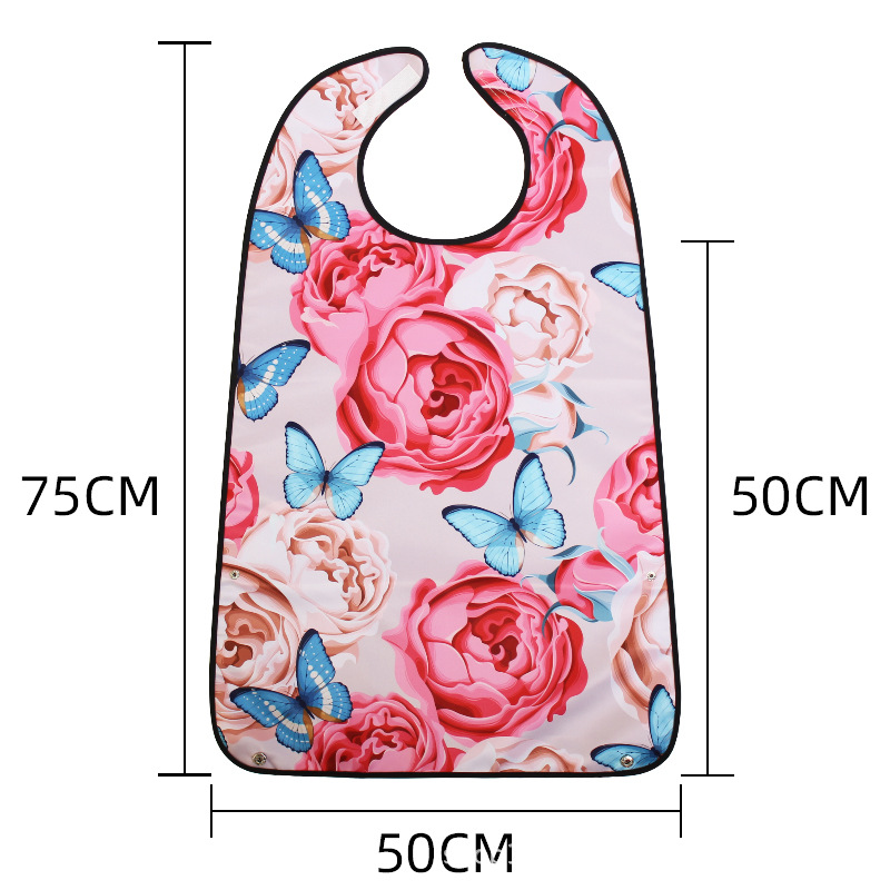 Suministro transfronterizo de Amazon Venta caliente babero para los ancianos comiendo babero de enfermería babero adulto en stock