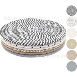 碗垫隔热餐垫圆形麻编织杯垫隔热盘垫装饰道具垫子家用防烫锅垫