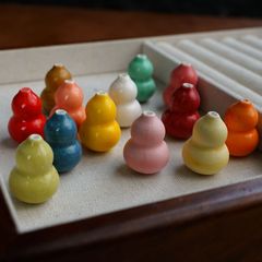 景徳鎮の高温の陶磁器の多彩な寓意の小さいヒョウタンのアクセサリの部品の創意の手作りのdiyはメーカーを飾って直接販売します。