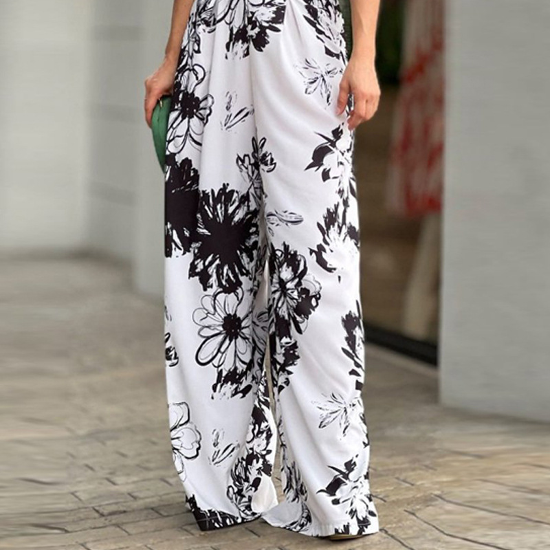 Women's Daily Fashion Flower Full Length Printing Jumpsuits display picture 5