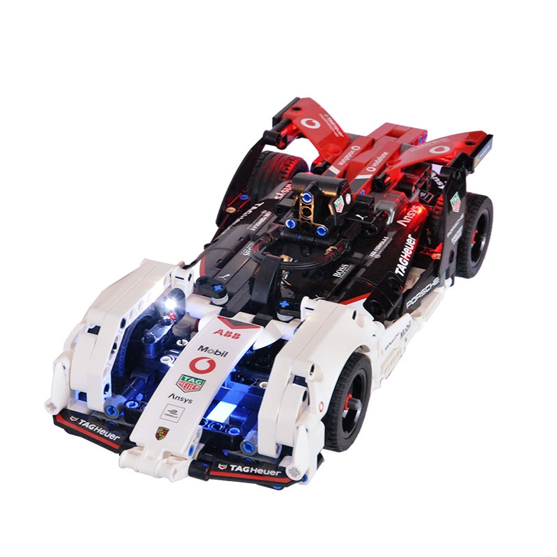 HiBrick строительный блок освещения совместим с Lego 42137 Формула Гонки Строительный блок с подсветкой LED