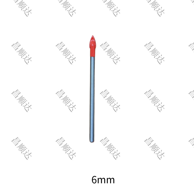 Una palabra de cerámica triángulo taladro azulejo taladro eléctrico taladro de perforación rojo pulido barra de metal taladro fabricante