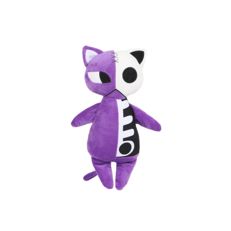 跨境新品panty and stocking吊带袜天使2骨头猫毛绒玩具周边公仔|undefined