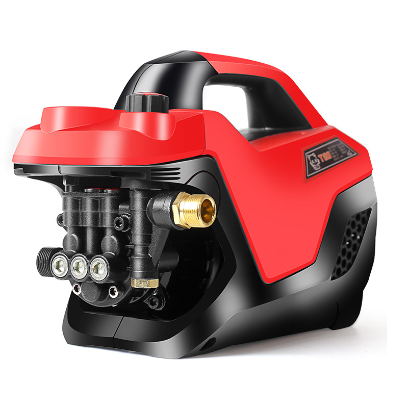 Gato negro de alta presión coche lavadora hogar 220V automático portátil coche bomba de lavado de alta potencia pistola de agua