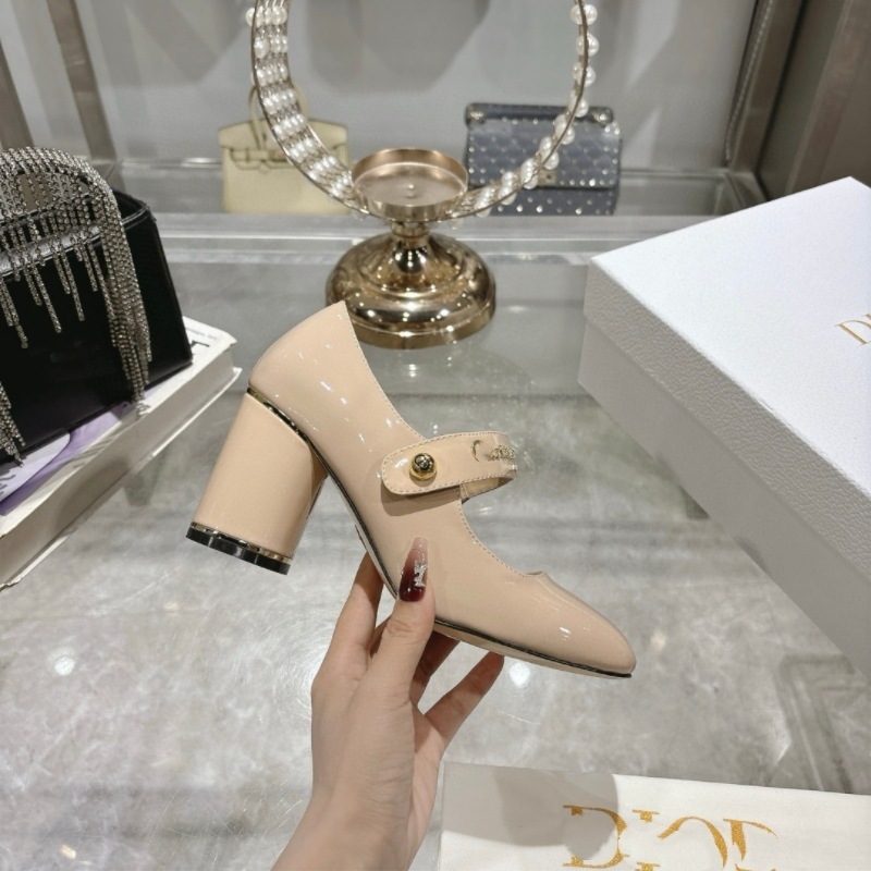 高端品质2025新款真皮法式玛丽珍时尚优雅方头粗中跟一字带女单鞋|undefined