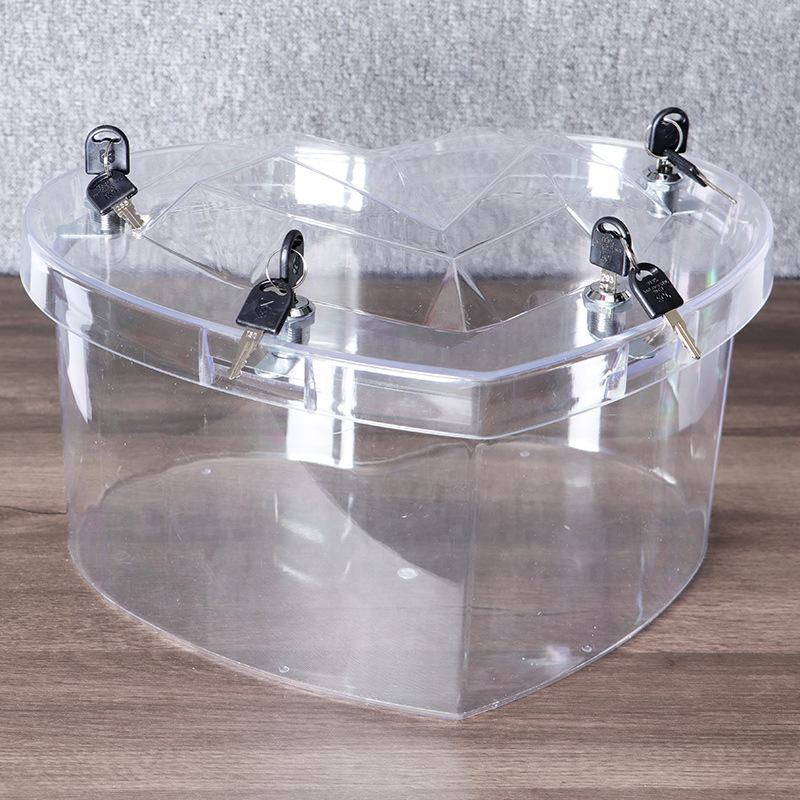 Suministros de boda zapatos Xizangos con cerradura caja de zapatos de boda transparente recogida y recogida del novio accesorios de juego caja de zapatos de boda lote