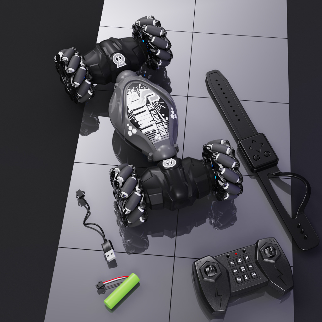 Gesto sensor torsión control remoto coche tracción en las cuatro ruedas deriva todoterreno juguetes para niños escalada truco coche negro tecnología transfronteriza