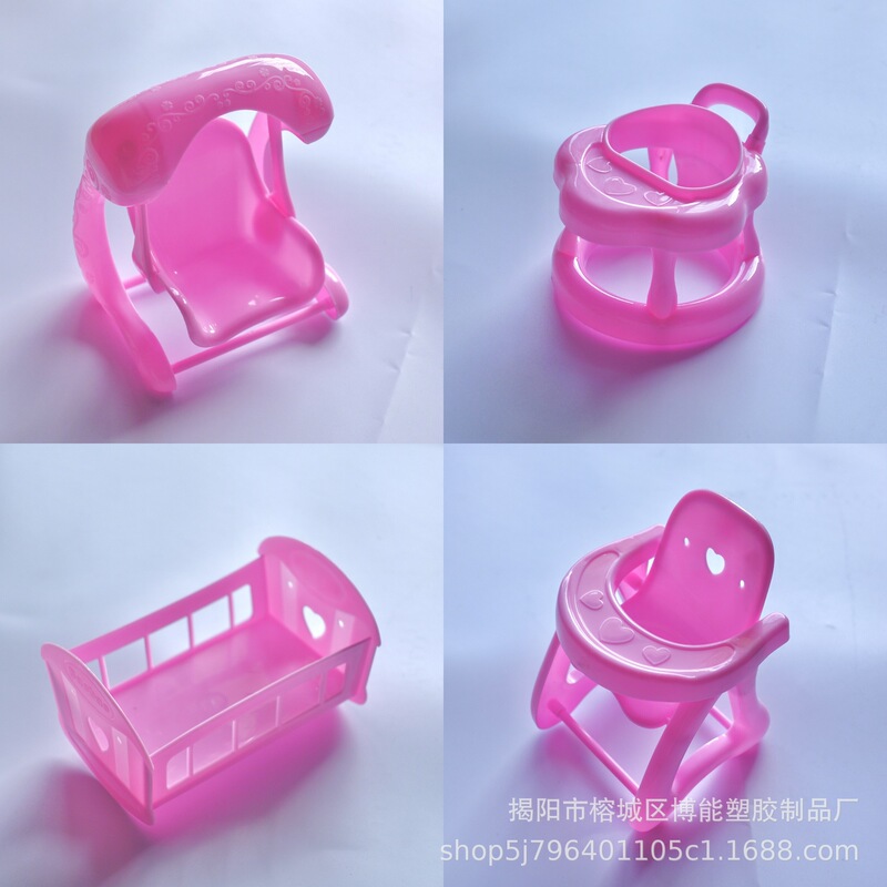 Children's Play House Simulation Small Toy Dining Chair Walker Swing Shaker Barbie Toy Cross-Border Factory Direct Sale Children's Play House Simulation Small Toy Dining Chair Walker Swing Shaker Barbie Toy Cross-Border Factory Direct Sale
