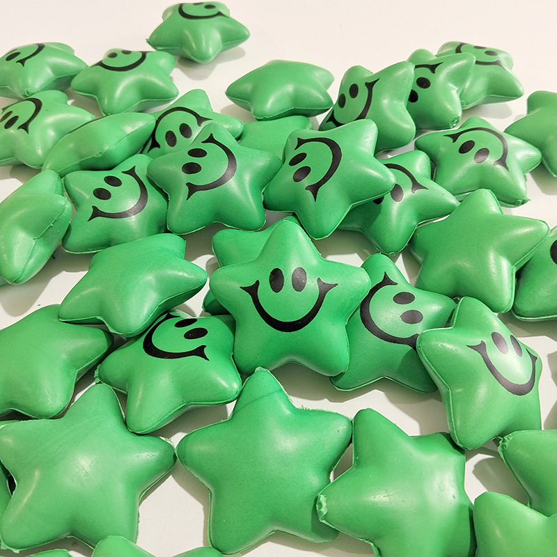 녹색으로 인쇄된 웃는 얼굴 [단일 가격]